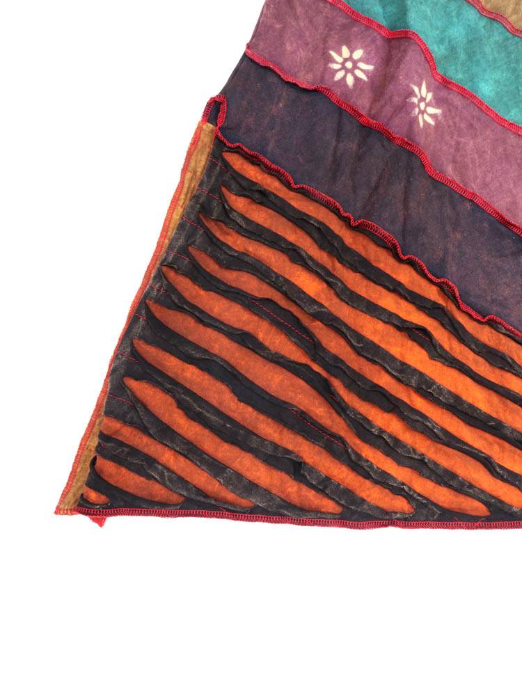 Falda larga patchwork espíritu libre FAEV45