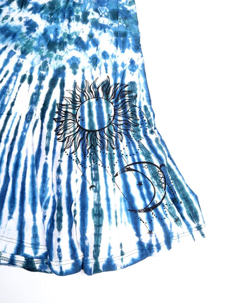 Falda midi tie-dye sol y luna FAEV46