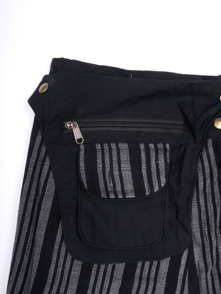 Minifalda alma libre de rayas con bolsillo FAEV50