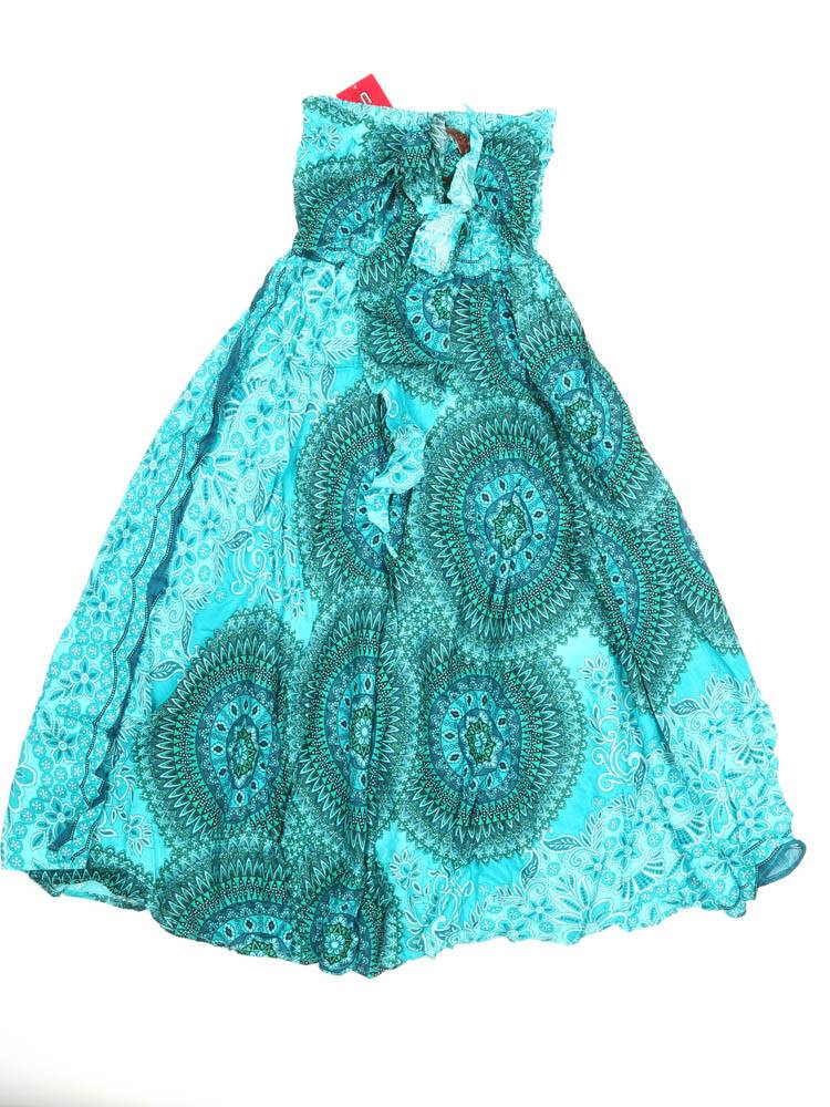 Falda Vestido con Hebilla de Coco FAPI02 color Azul es