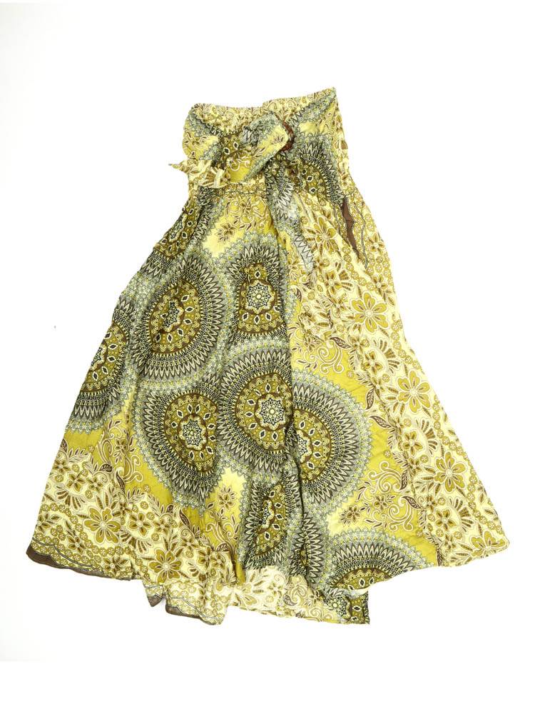 Falda Vestido con Hebilla de Coco FAPI02 color Verde