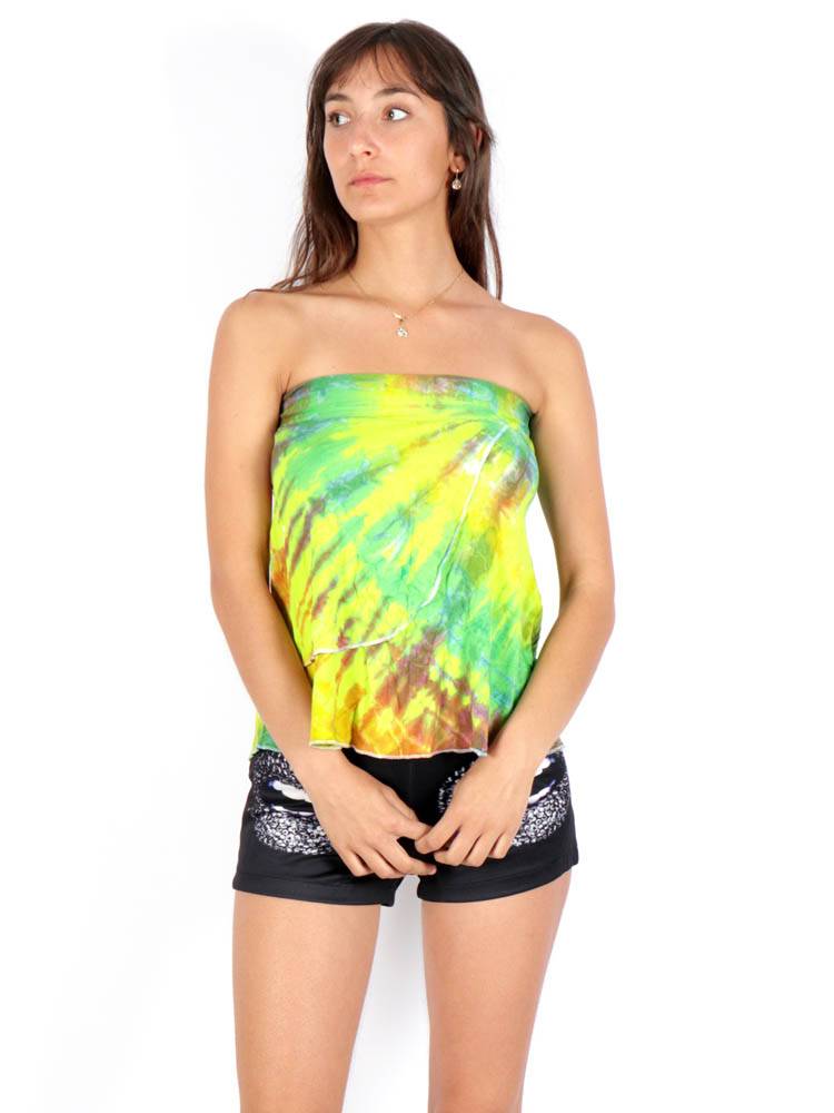 Top hippie Tie Dye cruzada [FAPN05-T] para comprar al por Mayor o Detalle en la categoría de Camisetas - Blusas - Tops