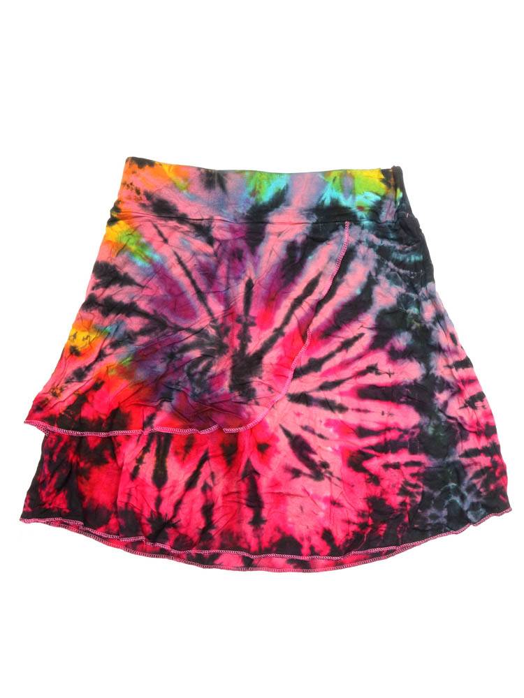 Minifalda Top Tie Dye cruzada FAPN05 color Rosa