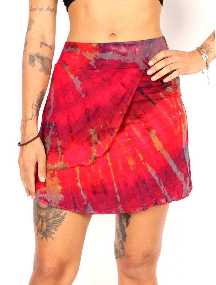 Minifalda Top Tie Dye cruzada FAPN05