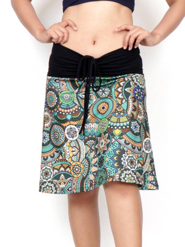 Falda Hippie con estampado Etnico [FASN38] para comprar al por Mayor o Detalle en la categoría de Faldas y Minifaldas