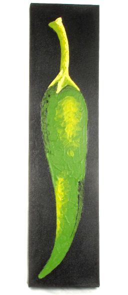 Lienzos pintados motivo chilli medicas: 60x15 cm [FRLI5] para comprar al por Mayor o Detalle en la categoría de Decoración Etnica