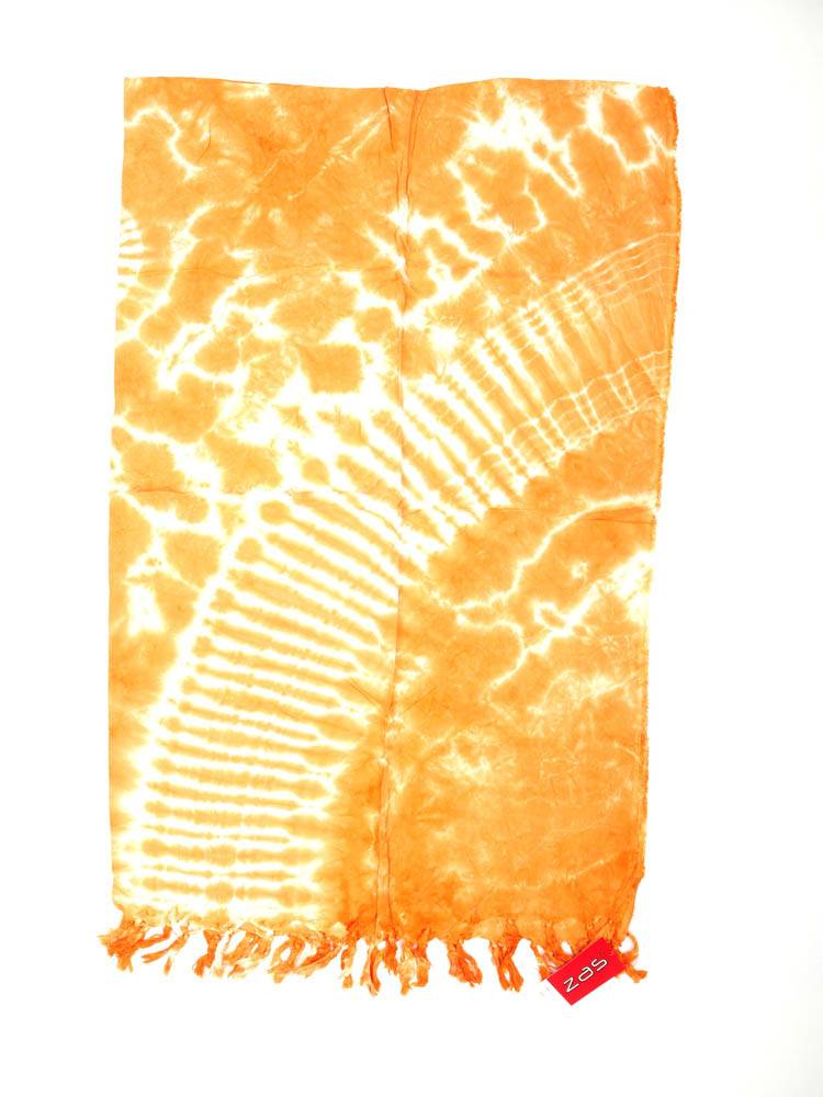 Pareo de rayón Tie Dye FUPN03 color Naranja