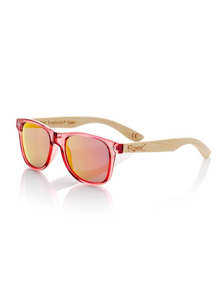 Gafas de sol de Madera CANDY PUR GFDS01 color Rojo revo