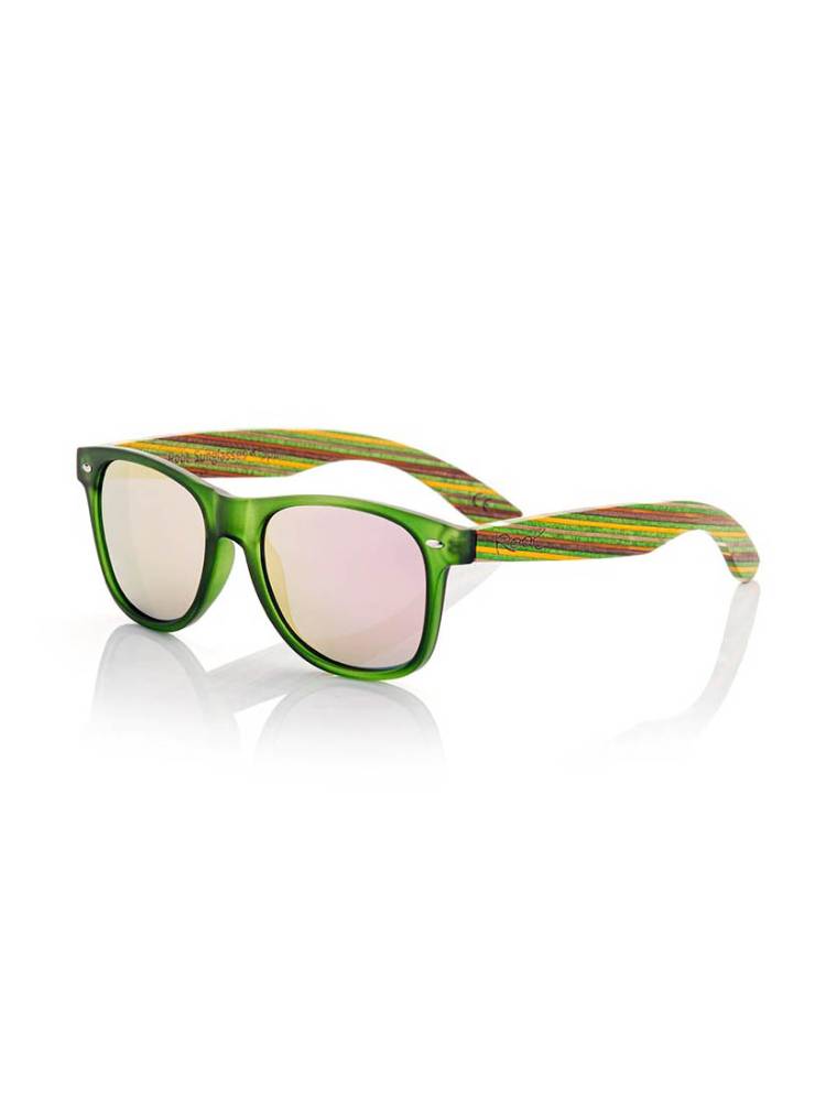 Gafas de sol de Madera SKA GREEN GFDS05 color Malva revo