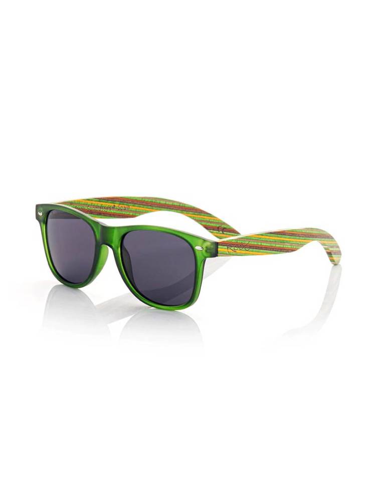 Gafas de sol de Madera SKA GREEN GFDS05 color Gris