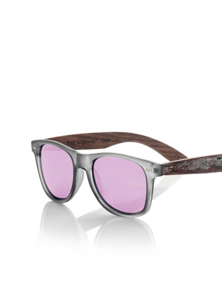 Gafas de sol de Madera SKA GREY GFDS06 color Lila revo