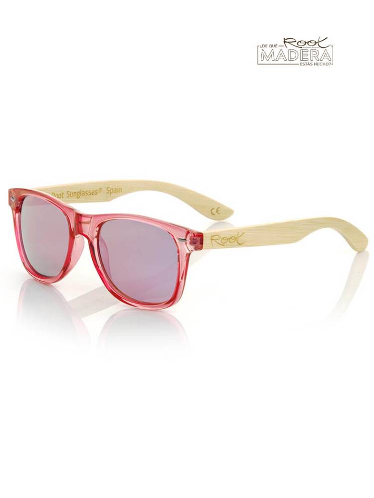 Gafas de sol de Madera CANDY PINK [GFDS16] para comprar al por Mayor o Detalle en la categoría de Gafas de Madera - Root