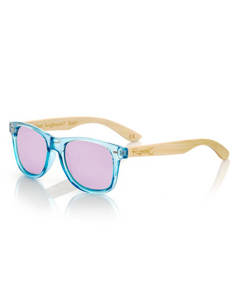 Gafas de sol de Madera CANDY BLUE DS GFDS19 color Lila revo