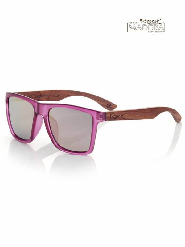 Gafas de sol de Madera RUN PURPLE [GFDS31] para comprar al por Mayor o Detalle en la categoría de Gafas de Sol - Root