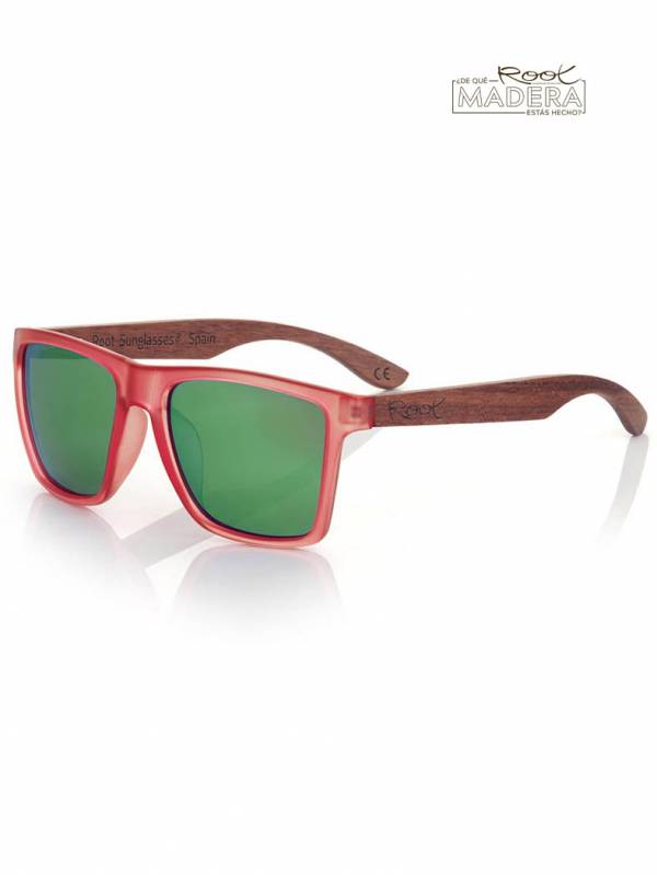 Gafas de sol de Madera RUN RED [GFDS32] para comprar al por Mayor o Detalle en la categoría de Gafas de Sol - Root