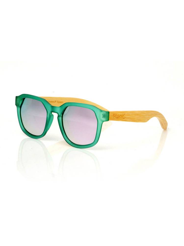 Gafas de sol de Madera MOON GREEN GFDS57 color Lila revo