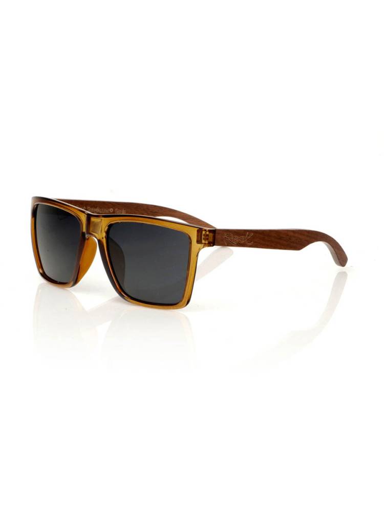 Color Gris Gafas de sol de Madera RUN KHAKI GFDS60 color Gris