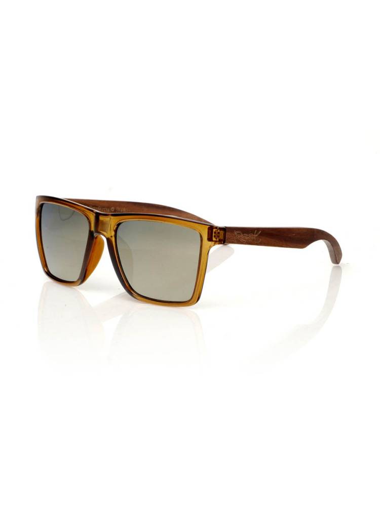 Gafas de sol de Madera RUN KHAKI GFDS60 color Dorado revo