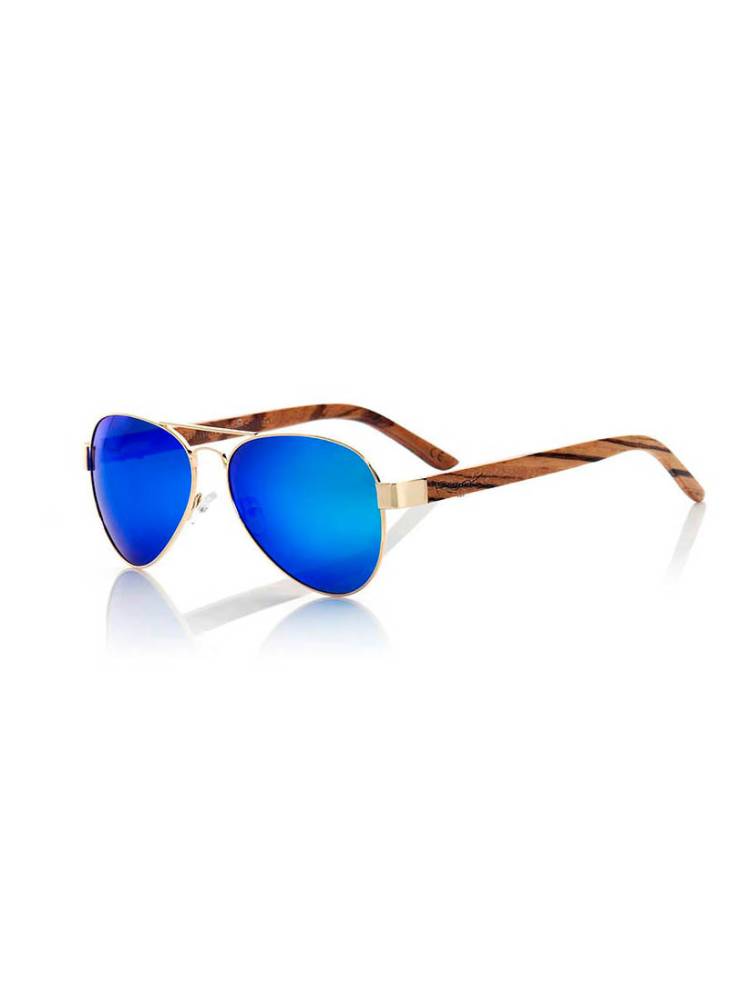Gafas de sol de Madera BERLIN GFJA18 color Azul revo