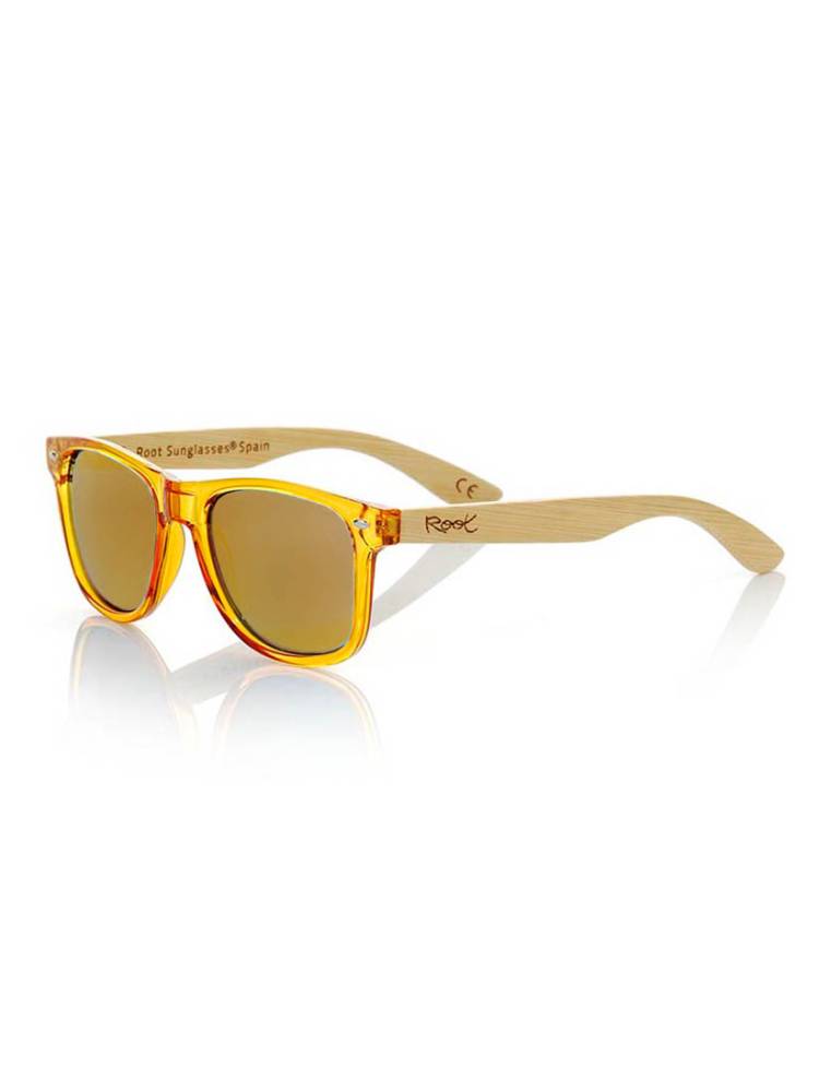 Gafas de sol de Madera CANDY YELLOW GFJA58 color Dorado revo