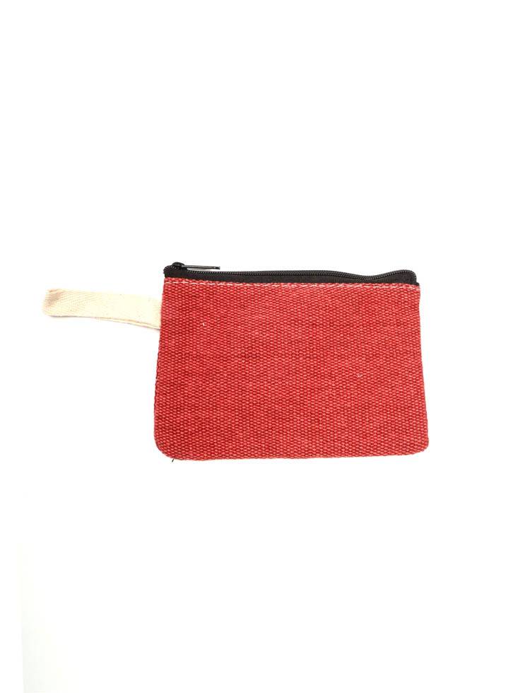 Monedero loneta Root MOTH01 color Rojo os