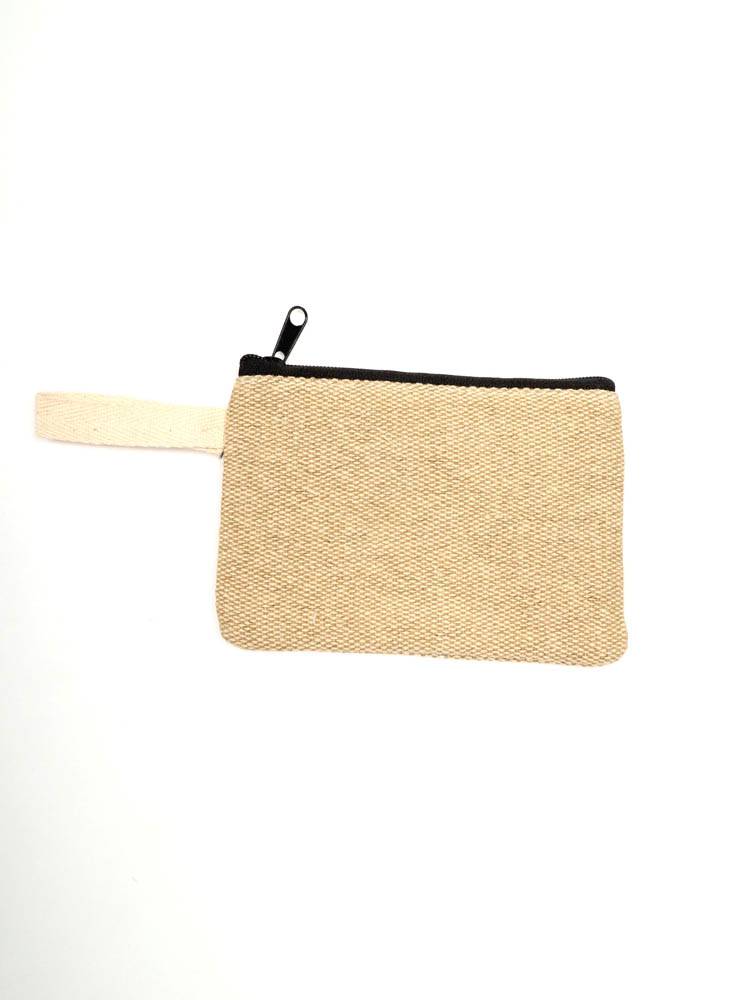 Monedero loneta Root MOTH01 color Crema