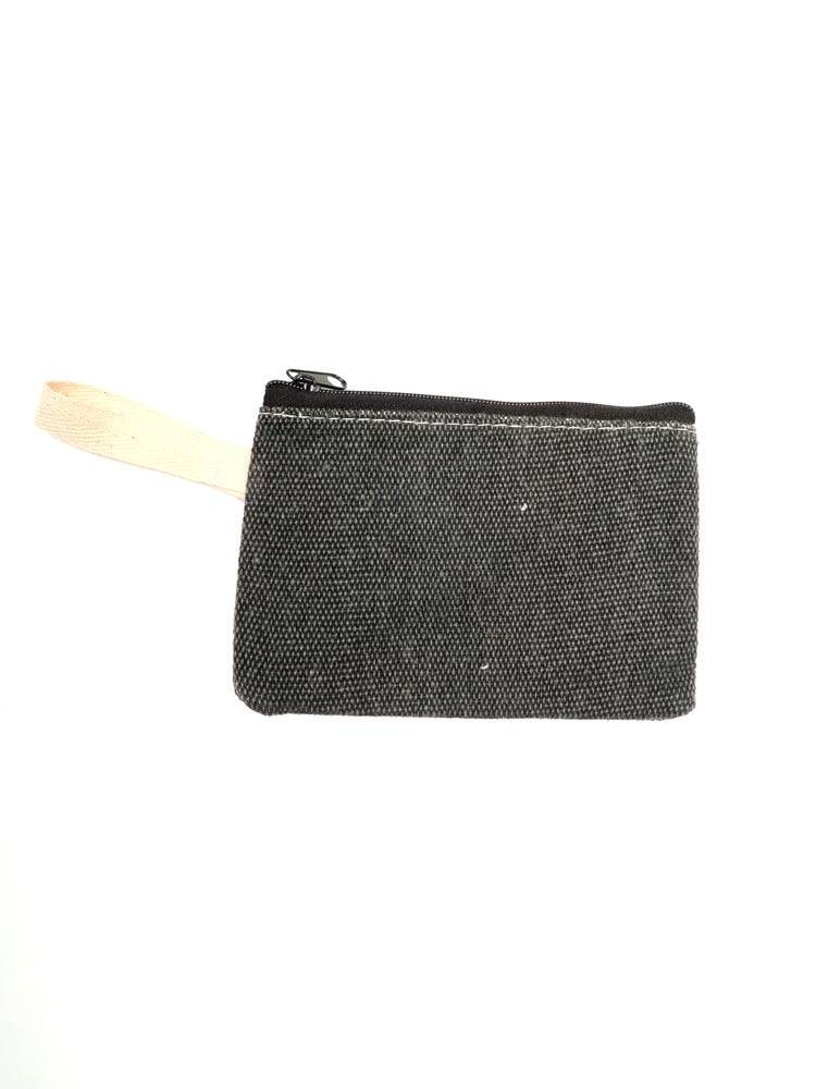 Monedero loneta Root MOTH01 color Negro