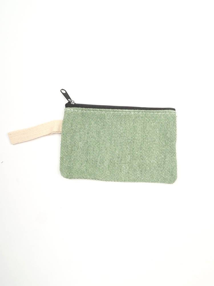 Monedero loneta Root MOTH01 color Verde pt