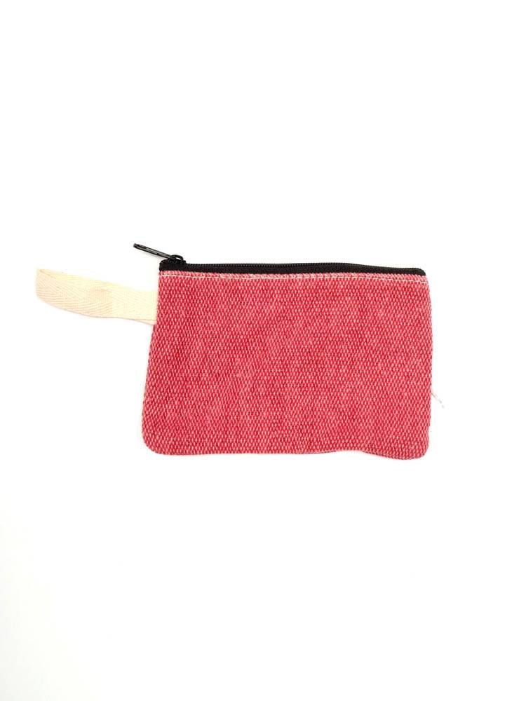Monedero loneta Root MOTH01 color Rojo