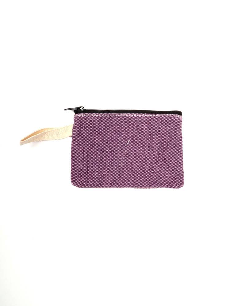 Monedero loneta Root MOTH01 color Morado