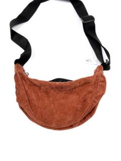 Bolso Media Luna de Pana Gruesa BOHC36 para comprar al por mayor o detalle  en la categoría de Complementos y Accesorios Hippies  Alternativos  | ZAS.