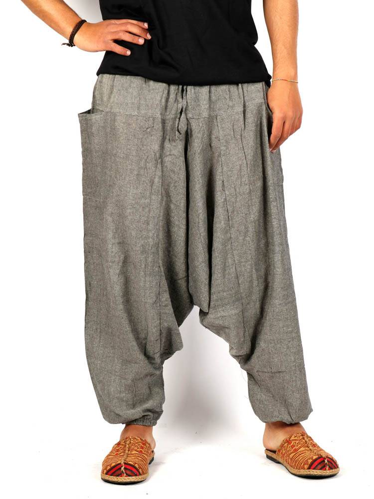 Pantalón Aladin Harem liso unisex [PAEV08] para comprar al por Mayor o Detalle en la categoría de Pantalones Hippies