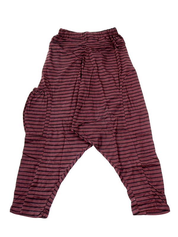Modelo: Marrón Pantalones Hippies Harem - Pantalon de algodón PAEV19 - Modelo Marrón