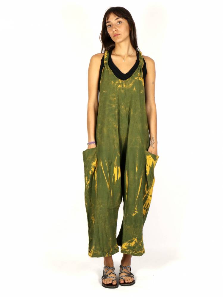 Peto Hippie con tirantes Tie dye [PAEV36] para comprar al por Mayor o Detalle en la categoría de Monos, Petos y Vestidos largos