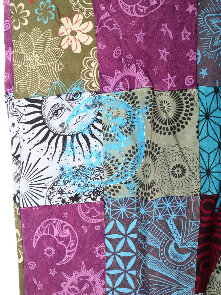 Pantalón Hippie Amplio Patchwork PAEV46