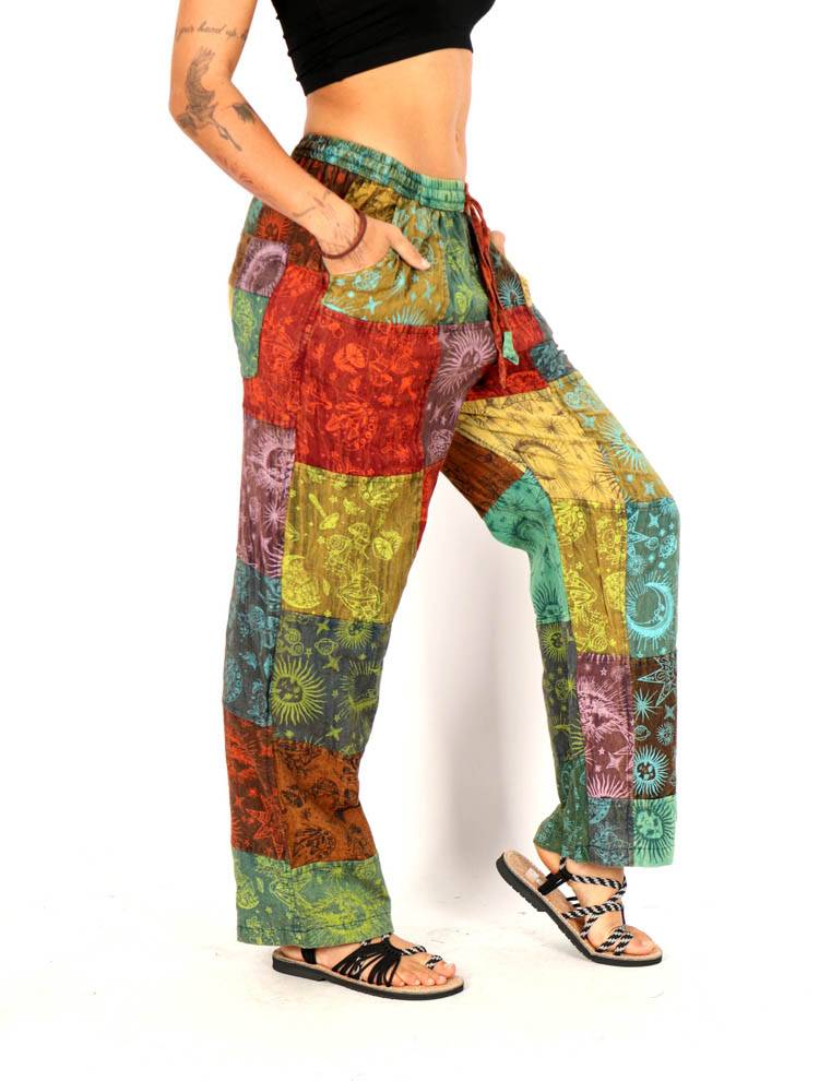 Pantalón patchwork lleno de color y personalidad PAEV58