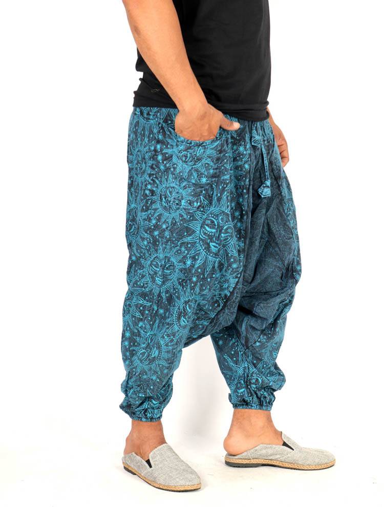 Pantalón harem unisex con esencia libre y caída fluida PAEV61
