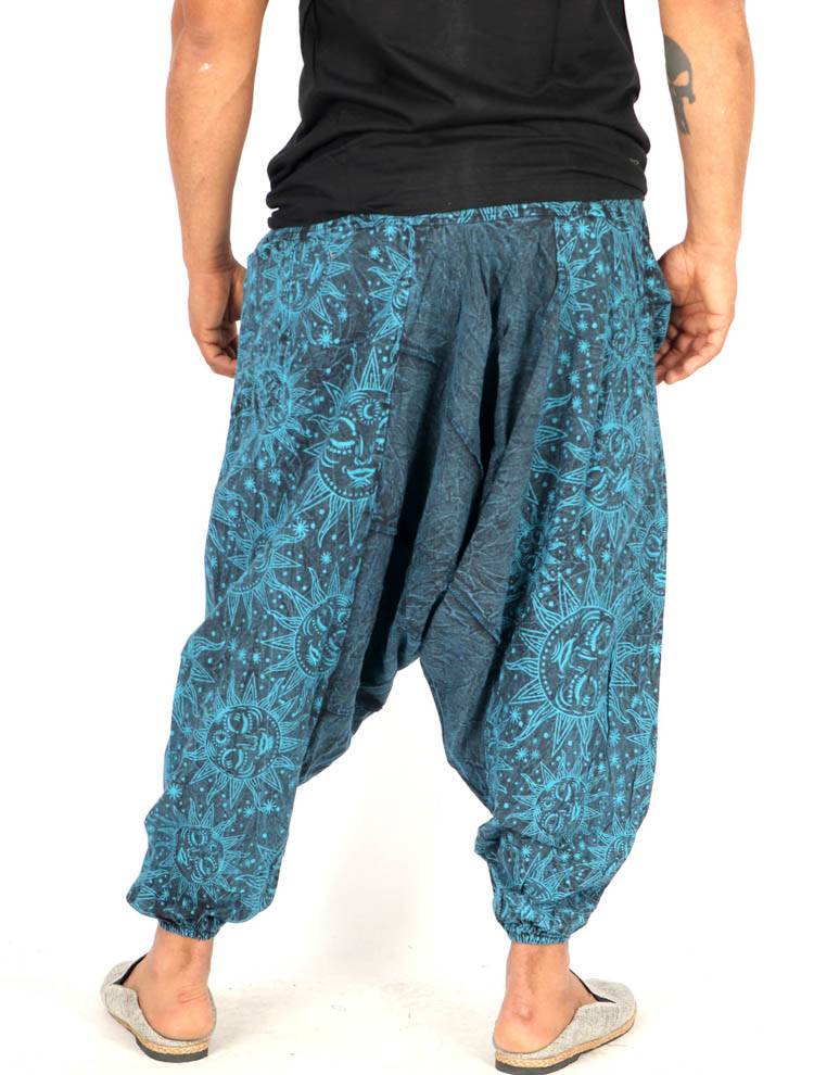 Pantalón harem unisex con esencia libre y caída fluida PAEV61