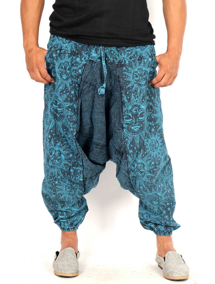 Pantalón harem unisex con esencia libre y caída fluida PAEV61