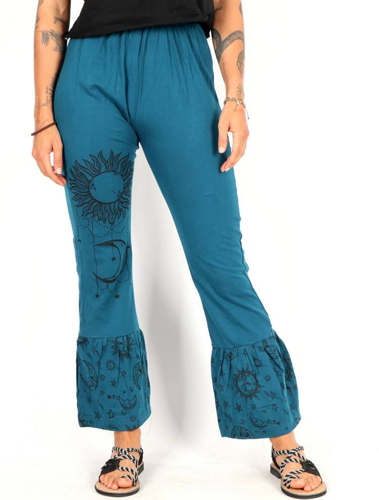 Pantalón campana con movimiento y un toque especial PAEV62