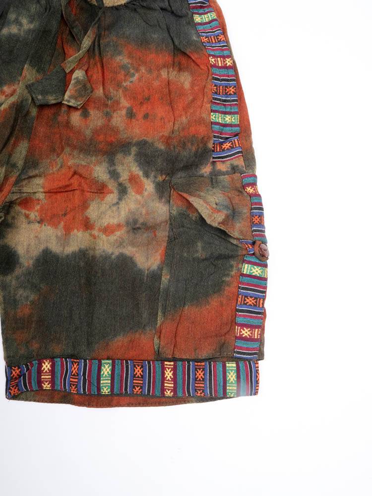 Bermuda tie dye con esencia libre y detalles étnicos PAEV63