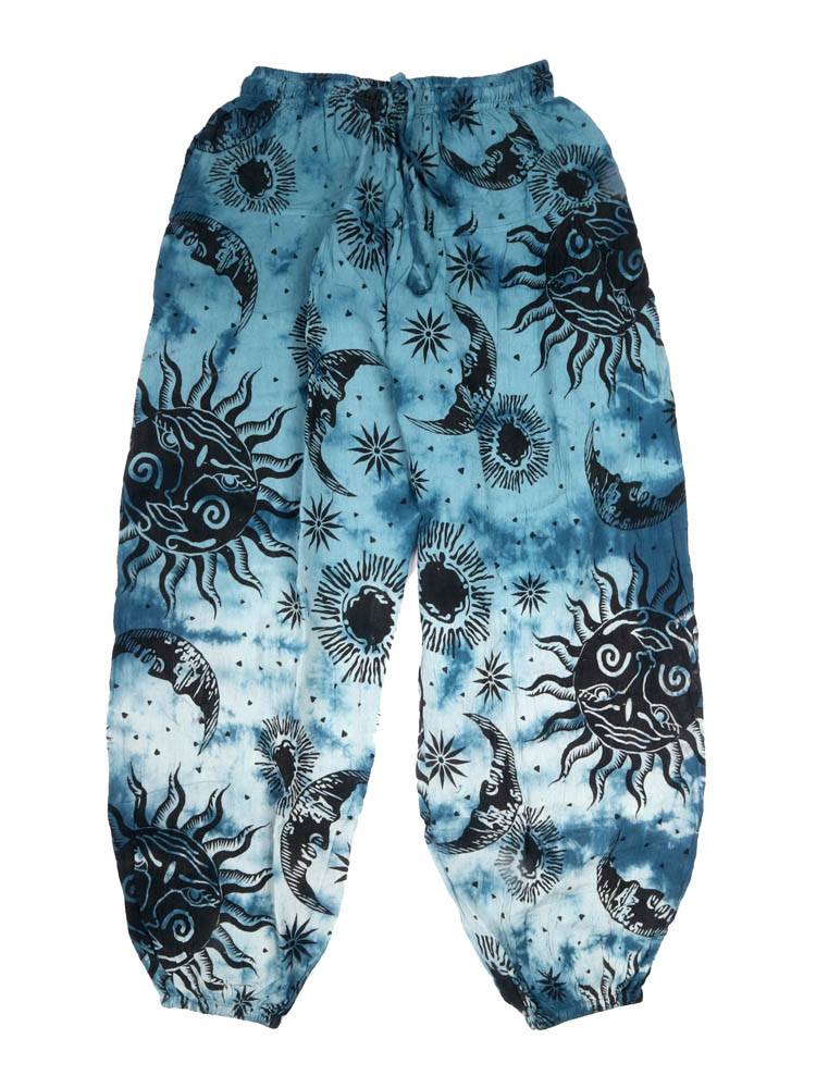 Jogger tie dye sol y luna con esencia nocturna PAEV64 color Azul