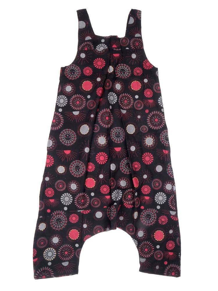 Mono baggy estampado con espíritu libre PAEV65 color Negro