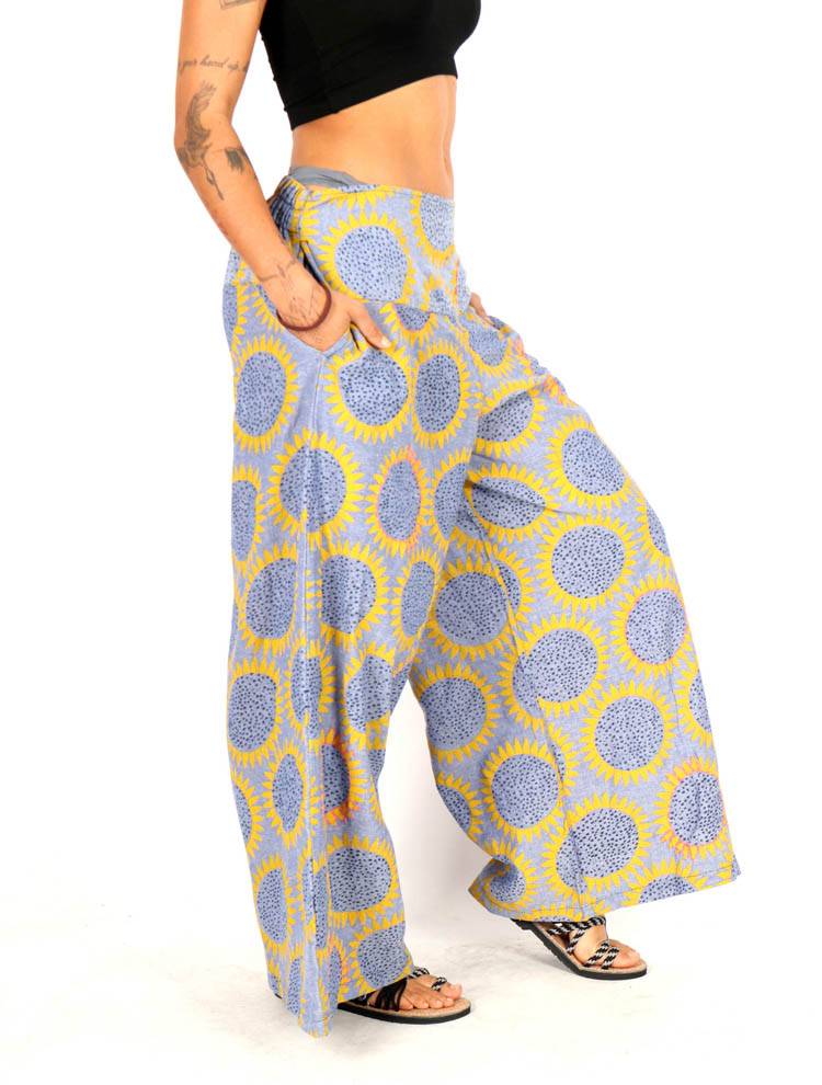 Pantalón ancho girasol con esencia natural PAEV66