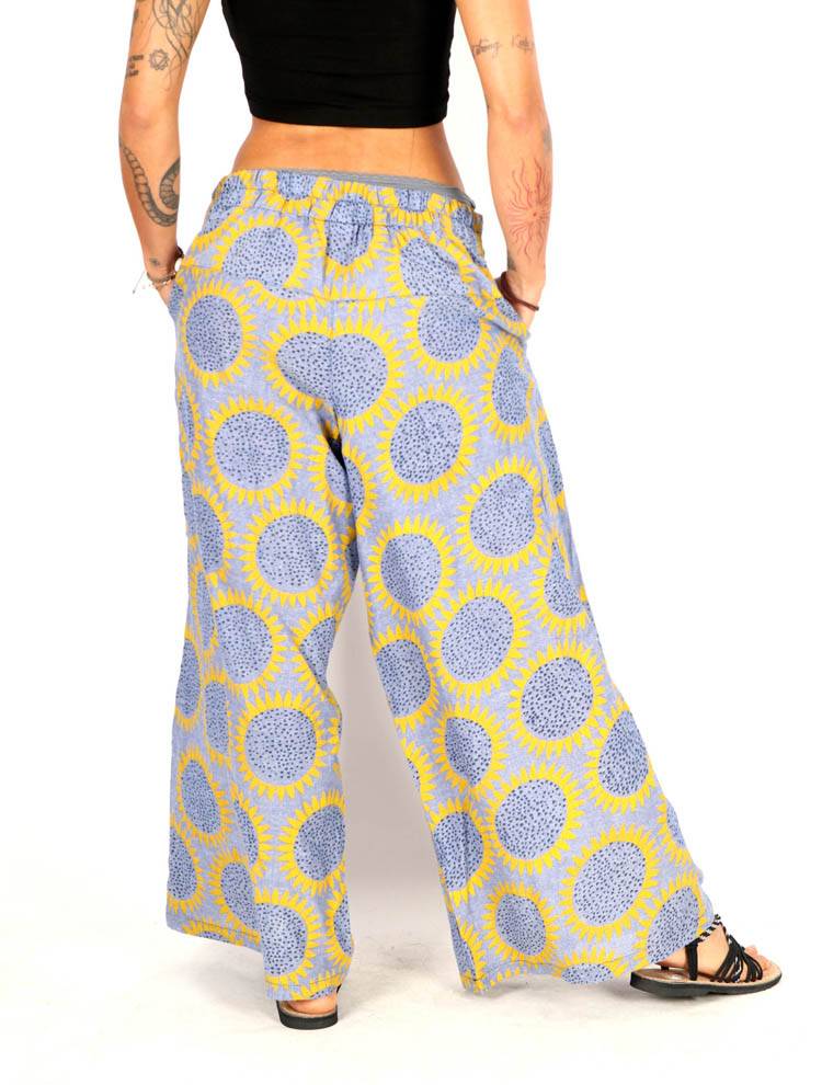 Pantalón ancho girasol con esencia natural PAEV66