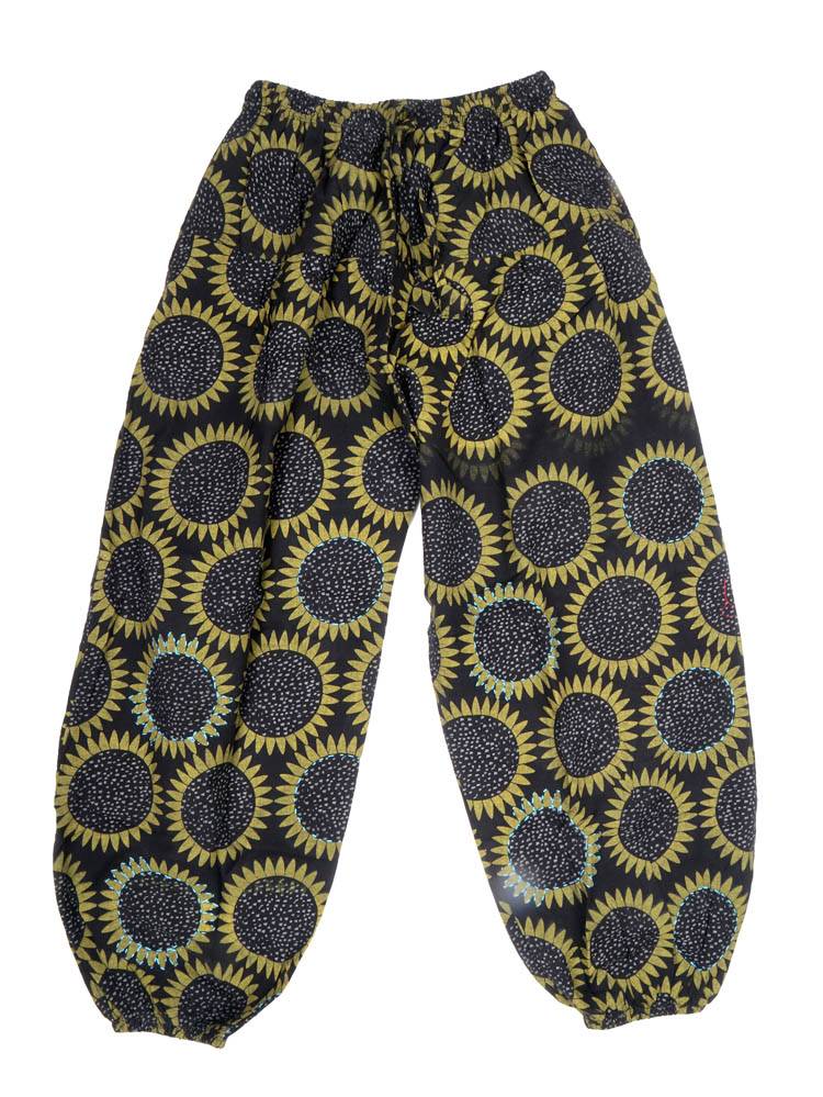 Color Negro Pantalón jogger girasol con alma luminosa PAEV68 color Negro