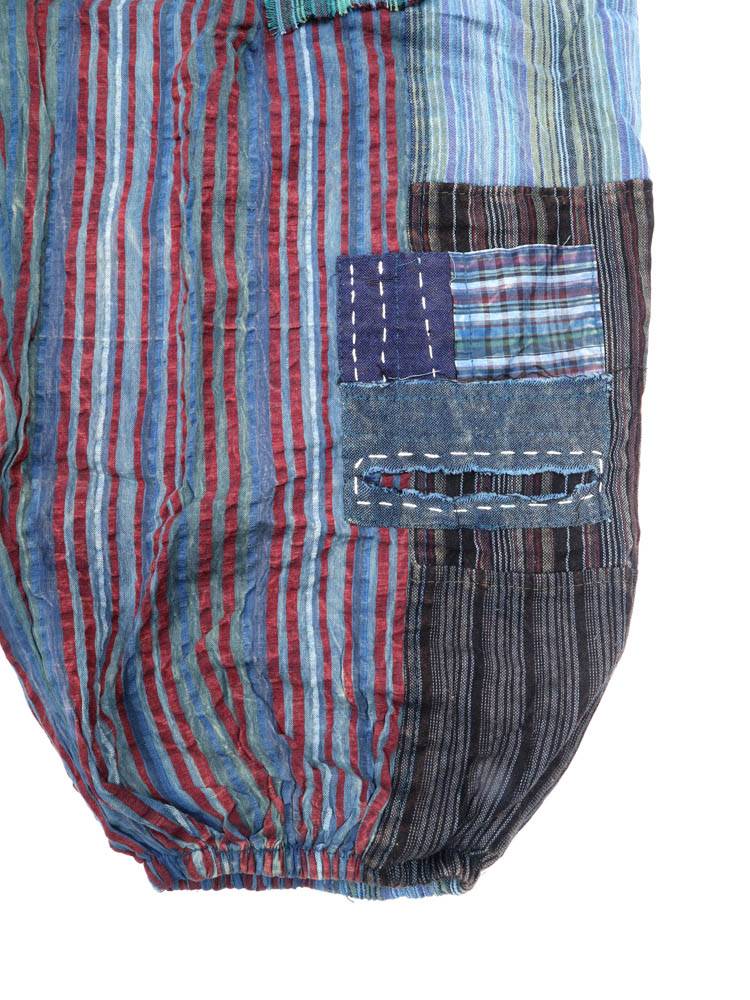 Pantalón jogger patchwork rayas con alma viajera PAEV71