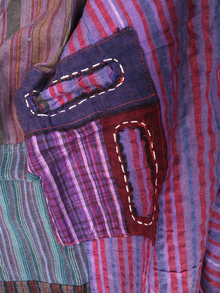 Pantalón harem patchwork rayas, esencia artesanal PAEV72