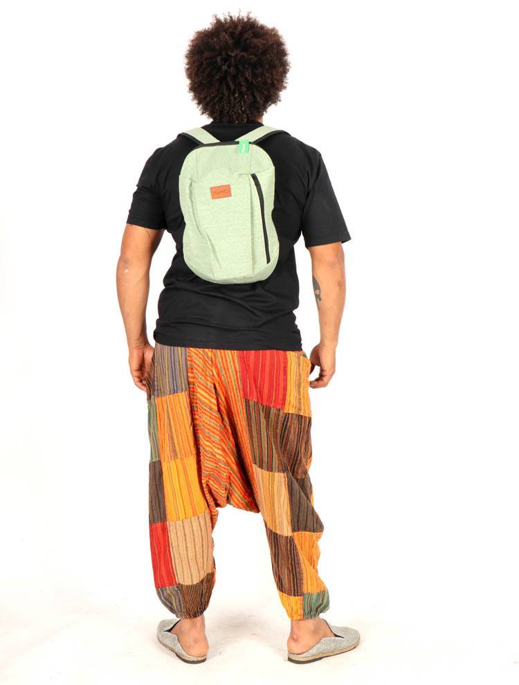 Pantalón harem patchwork rayas, esencia artesanal PAEV72