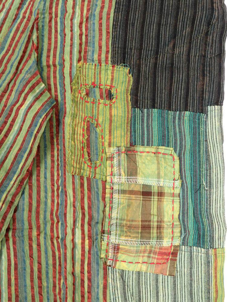 Mono patchwork rayas. Carácter artesanal PAEV73